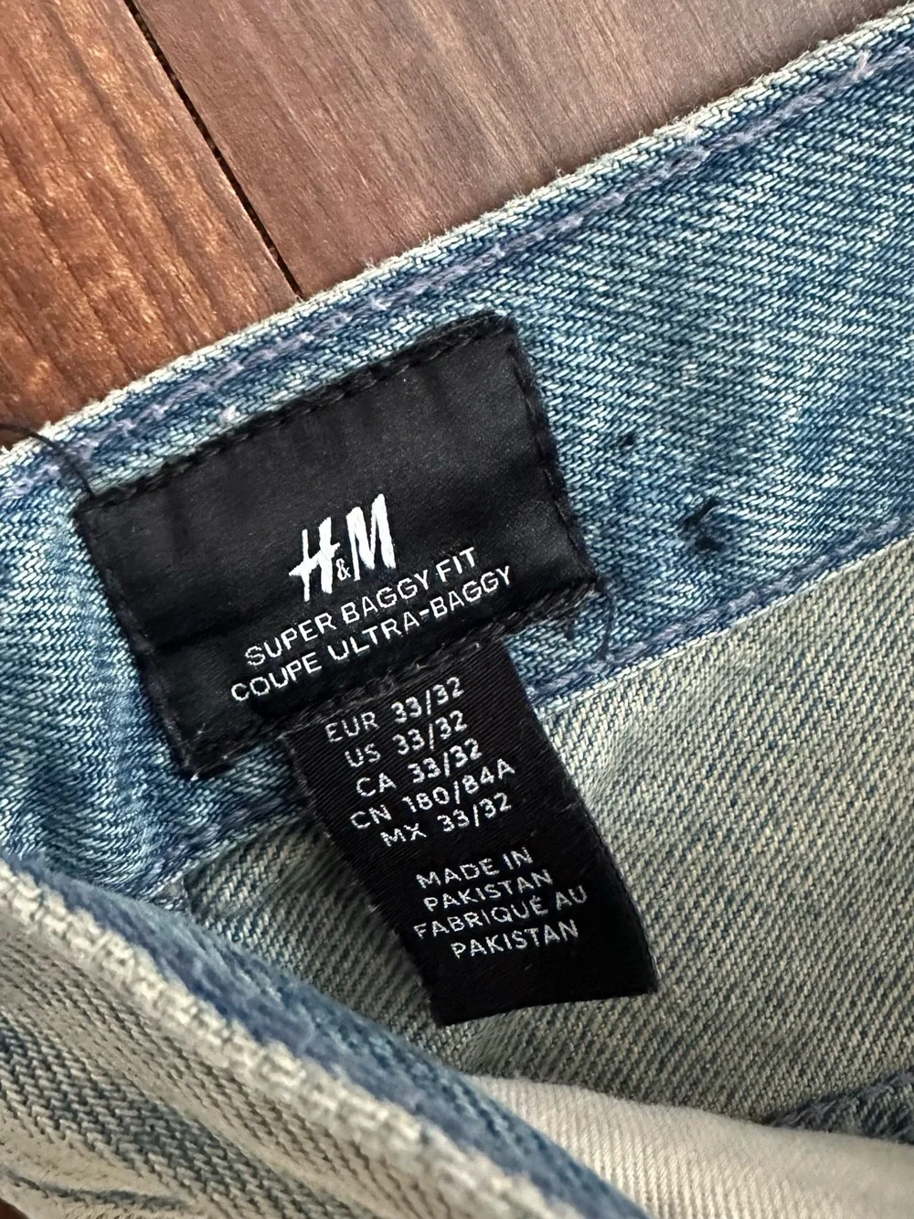 H&M Light Blue Wide Leg Men’s Jeans